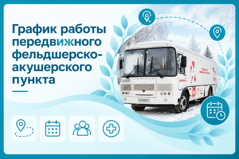 График работы передвижного фельдшерско-акушерского пункта