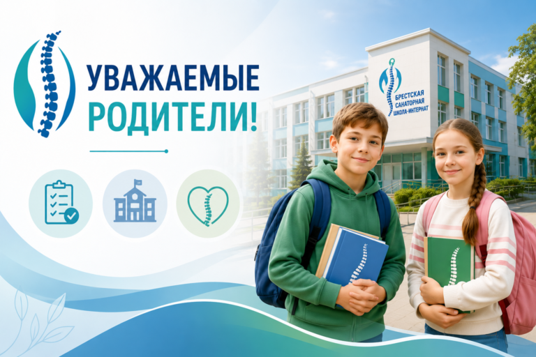 Брестская санаторная школа-интернат продолжает осуществлять прием заявлений родителей