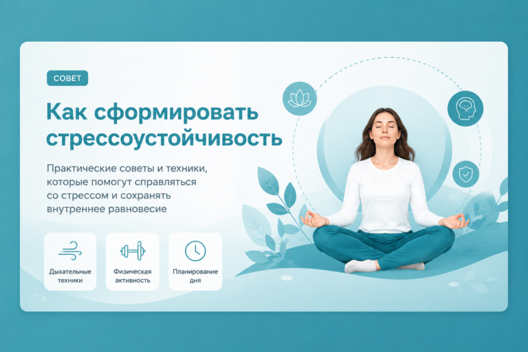 Как сформировать стрессоустойчивость
