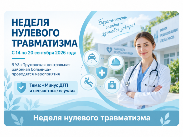 С 14 по 20 сентября 2026 года неделя нулевого травматизма