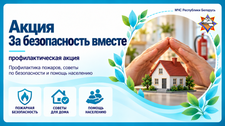 24 октября в республике стартует акция «За безопасность вместе»